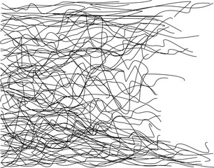 Obraz premium Random Abstract Chaotic Lines Y_2112003
