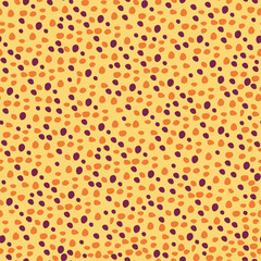 seamless pattern of colorful circles on a  sand background
