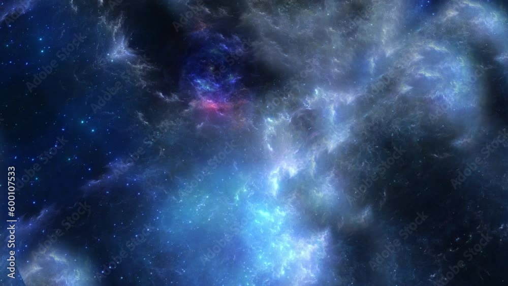 Wall mural nebula with universe space background.