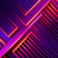 abstract background neon blue purple dark geometric form lines