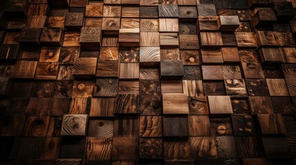 Abstract Wood Background AI generated