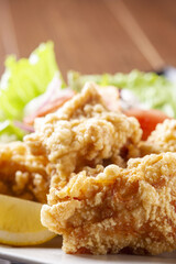 美味しい鶏の唐揚げ