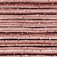 Fototapeta premium Stylized Pie Slice Abstract Watercolor Textured Seamless Pattern with Dots