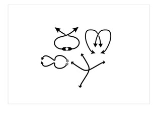 Hand drawn brush  new arrows set.  crative arrow icon with vector graphics  by illustration.