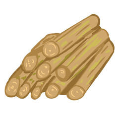 Wood pile
