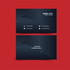Creative and elegant business card template for corporate