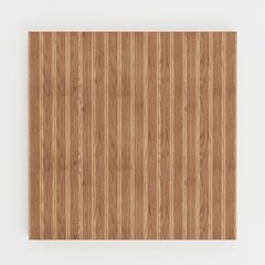 Realistic 3D Render of Wooden Deck