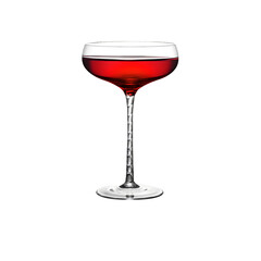 Red wine cup alcoholic drink cocktail goblet png element easy to use