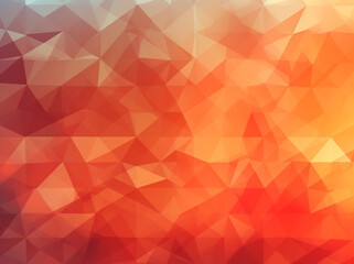 abstract orange triangle background