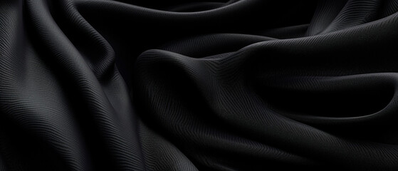 background with natural expensive dark fabric. High quality  Generative AI - obrazy, fototapety, plakaty