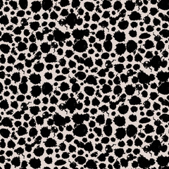 Grunge Spots Dots Seamless Pattern