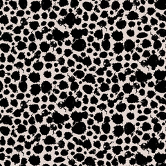 Grunge Spots Dots Seamless Pattern