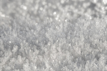 Obraz premium Image filling macro shot of fascinating ice crystals