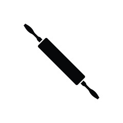 Rolling pin icon. Vector illustration.