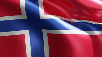 3d flag of norway