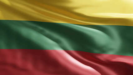 3d lithuanian flag