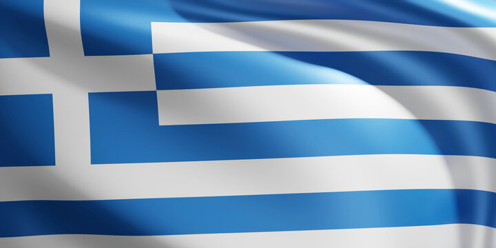 3d flag of greece