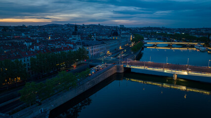 Vue sur Lyon