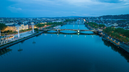 Vue sur Lyon