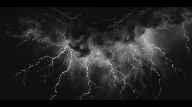 lightnings overlay designer asset  created with Generative Ai