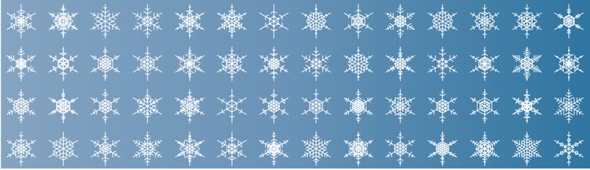 snowflakes thin line icon set such as pack of simple snowflake, snowflake, snowflake, icons for report, presentation, diagram, web design