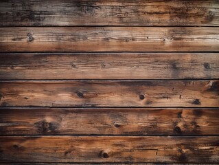 Fototapeta na wymiar Chocolate Walnut to Mahogany Floor Planks Wooden Parquet with Knotholes Generative AI