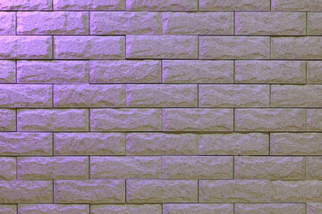 紫の石の壁