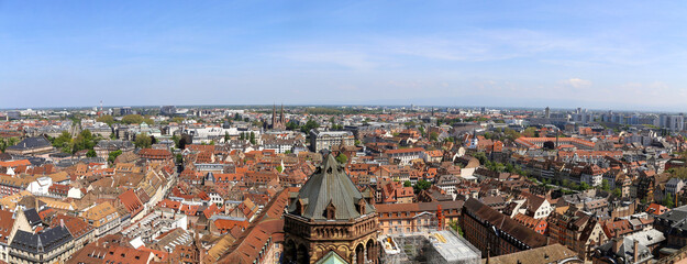 Panorama von Straßburg, Frankreich