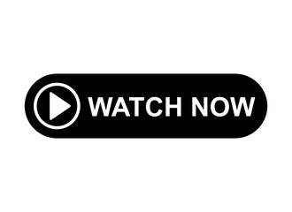 Watch now icon, website online button player symbol, play video vector illustration