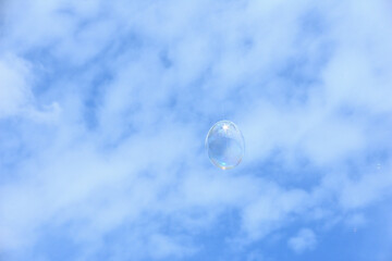 キラキラなシャボン玉