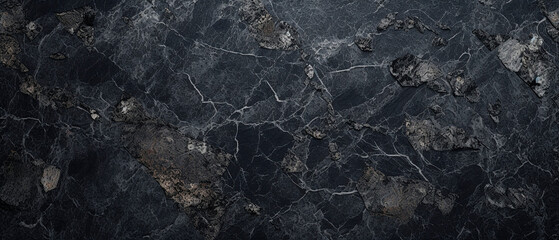Fototapeta na wymiar background with natural texture of expensive dark granite. High quality Generative AI