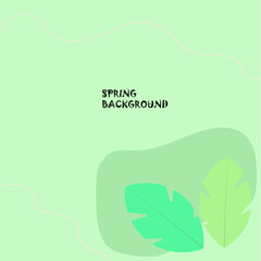 floral spring vector illustration