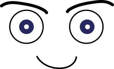 Fototapeta premium illustration of a face