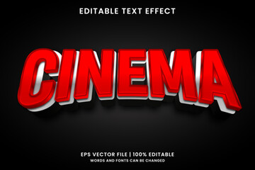 Cinema Movie Editable Text Effect