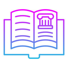 History Line Gradient Icon