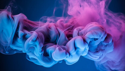 professional smoke background. purple and blue. High quality Generative AI