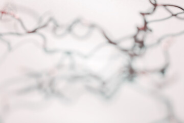 Blurred picture of tangled wires, abstract background.