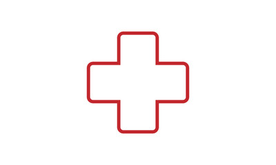 Fototapeta premium Medical logo, cross logo, medical center logo, health symbols