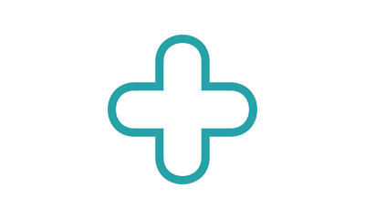 Fototapeta premium Medical logo, cross logo, medical center logo, health symbols