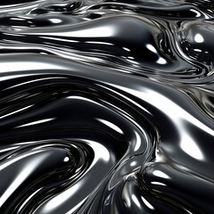 Liquid Metal Generated with AI