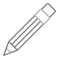 Pencil Greyscale Line Icon