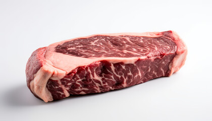 Experience the melt-in-your-mouth goodness of Fresh Raw WAGYU BEEF - a top-of-the-line culinary delight that's perfect for steak connoisseurs. Known for its marbled texture and rich flavor.