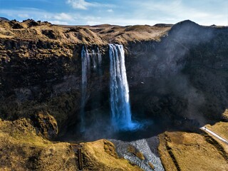 wodospad Seljalandsfoss, Islandia
