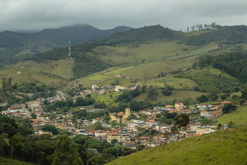Fototapeta na wymiar panoramic view of the district of Santa Rita de Ouro Preto, city of Ouro Preto, State of Minas Gerais, Brazil