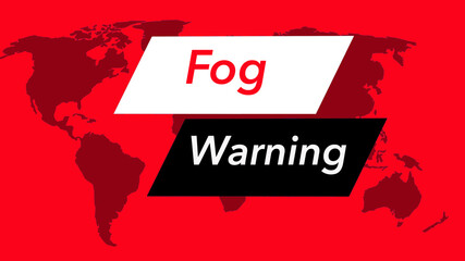 A television weather banner or icon is seen with a map of the world showing the United States. Colors are red, black and white and is from a set of 40 similar images.