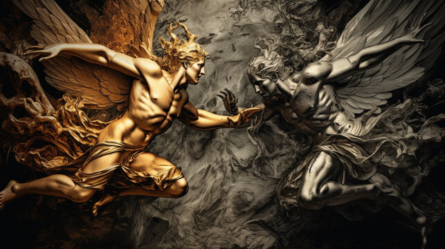 Gods as good vs eviil - Generative AI 