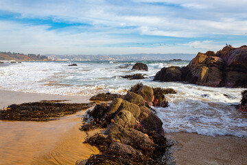   Praia Reñaca, Viña del Mar, Valparaíso Região do Chile