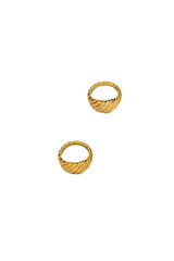 Gold ring on transparent background. PNG format