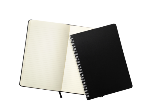 School notebook on PNG background