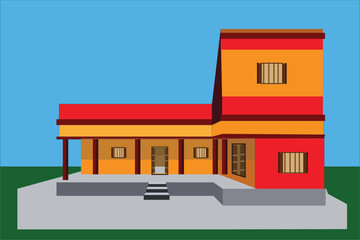 illustration of building